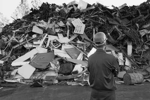 Professionals performing loft clearance in Kings Cross.