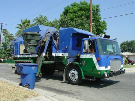 Furniture being cleared from a home