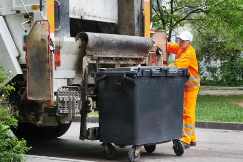 Recycling process in a Kings Cross office